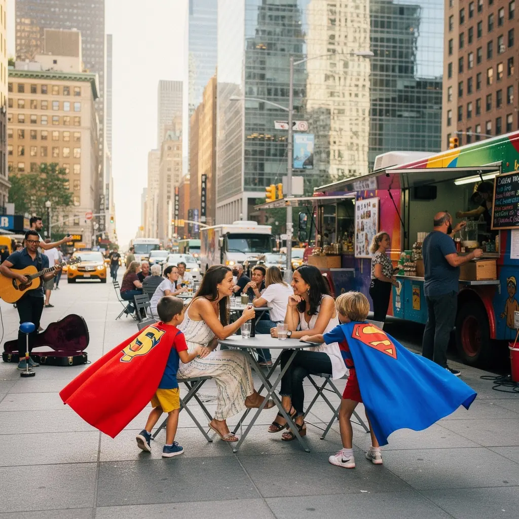 Мужчина, помогающий пожилой женщине подняться по лестнице.